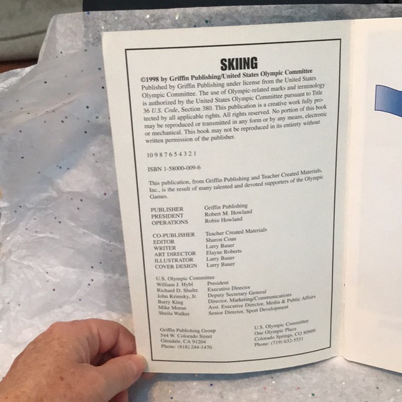 COPY - 🎉2/15.00🎉 USA Olympic Skiing Educational created , TCM 2450, 36 USC 380 - Picture 3 of 6